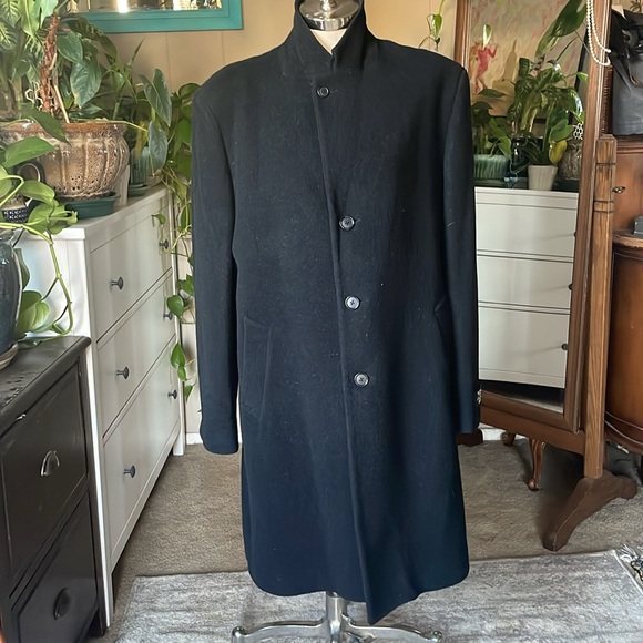 Perry Ellis Portfolio wool cashmere blend over coat, men’s size 46R - Picture 1 of 11